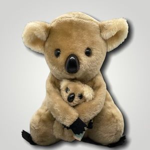 Dakin Plush Koala Mama and Baby 1978